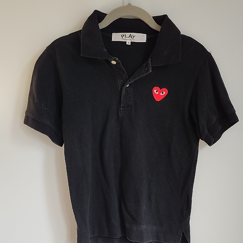 Comme des Garcons Black and Red Short Sleeve Tee